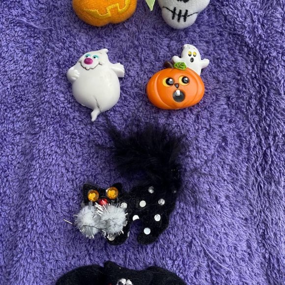 Halloween Bundle 80’s 90’s Pin EUC Russ Hallmark Pins Brooches VTG - Picture 10 of 14